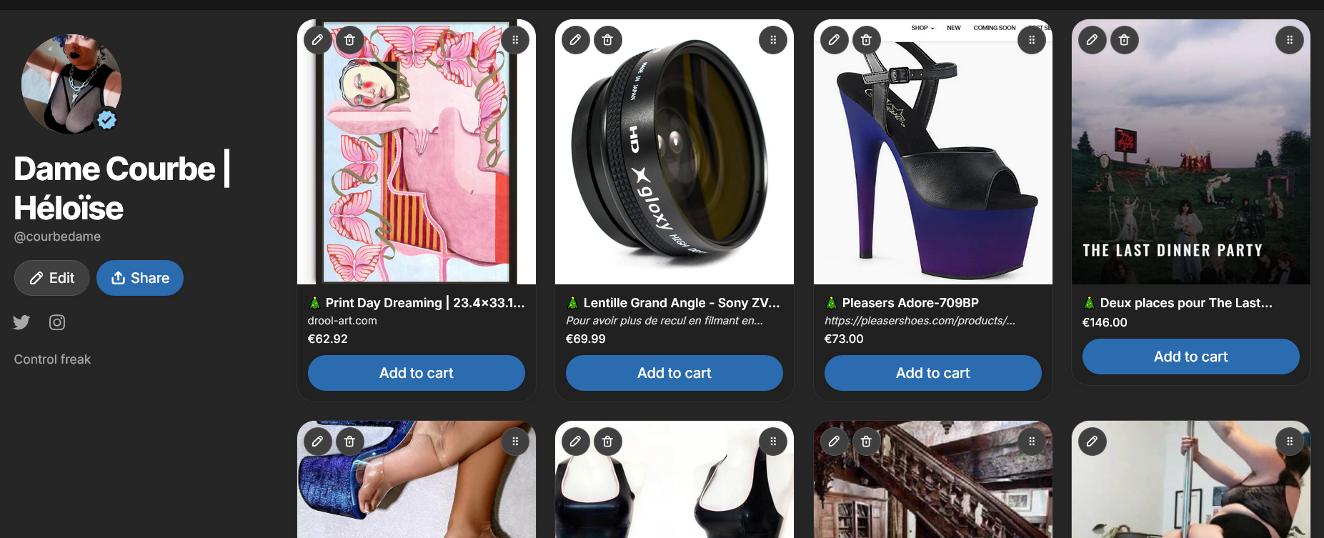 Wishlist Maison Héloïse